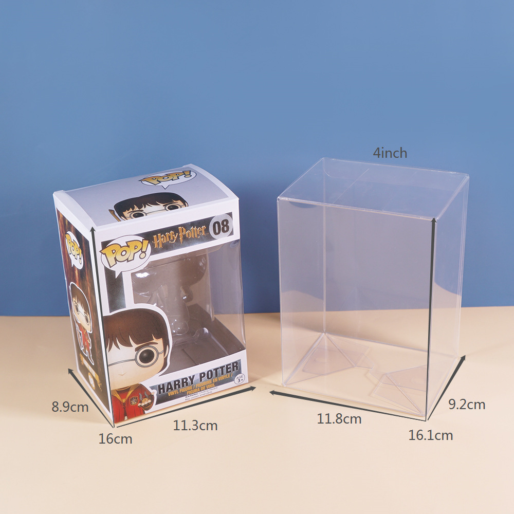 Funko Pop Protector - Étui de protection transparent Compatible pour