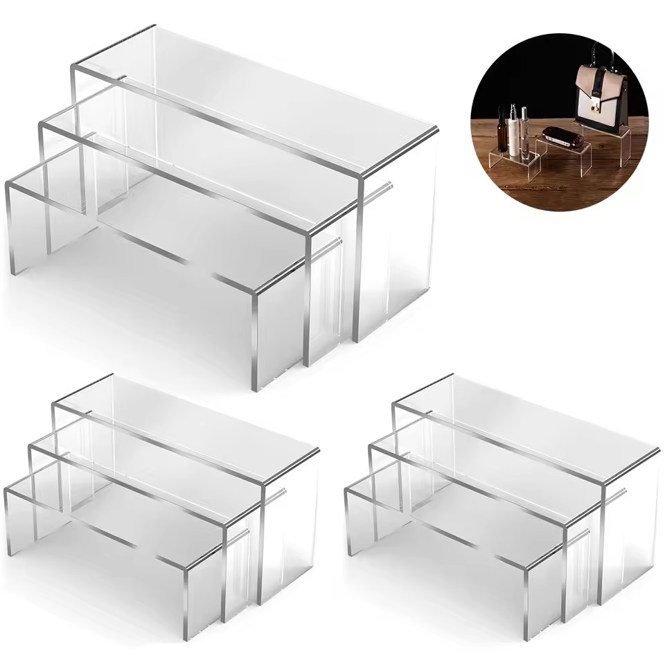 Présentoir en acrylique transp - Display Risers Set avis et prix