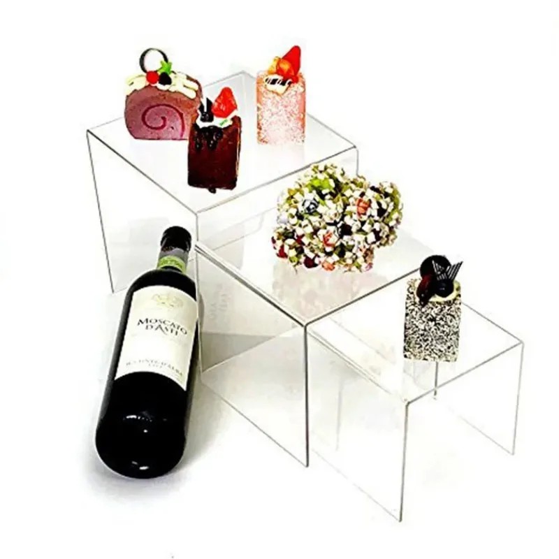 Lot de 6 présentoirs en acryli - Display Risers Set avis et prix