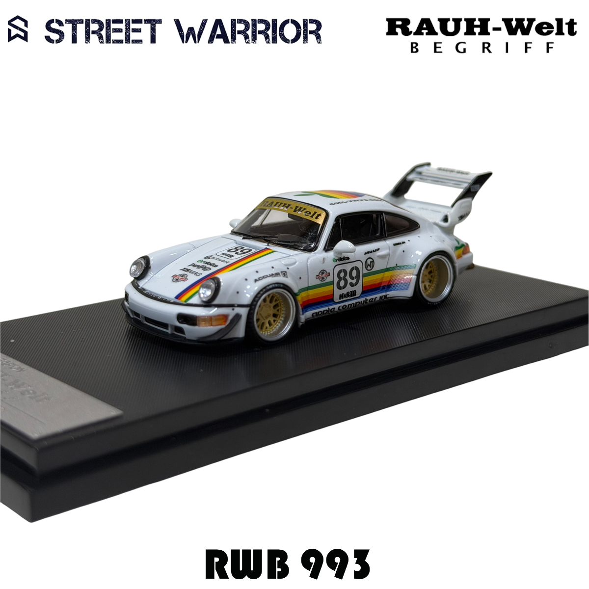 SW En stock 1:64 RWB 993 Black - Die Cast Car 1 64 avis et prix